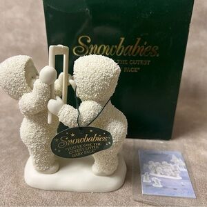 Snowbabies "YOU'VE GOT THE CUTEST LITTLE BABY FACE" 6809 DEPTARTMENT 56 NEW